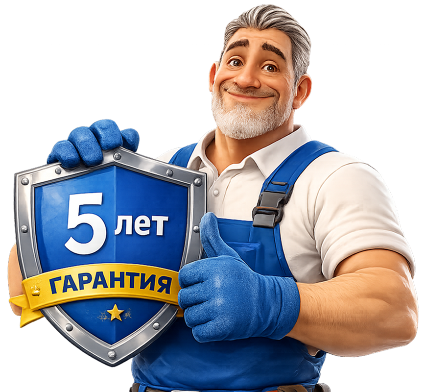 Гарантия 5 лет