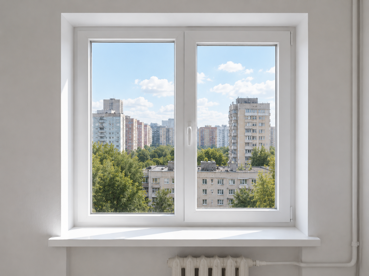 Новое окно после замены