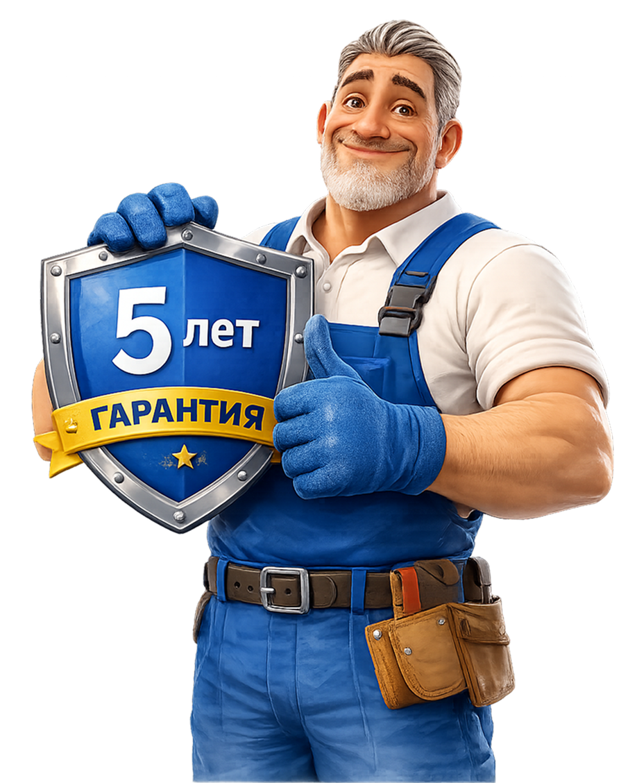 Мастер с гарантией 5 лет